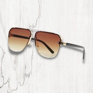 Men ombre lens top bar sunglasses (NEW)